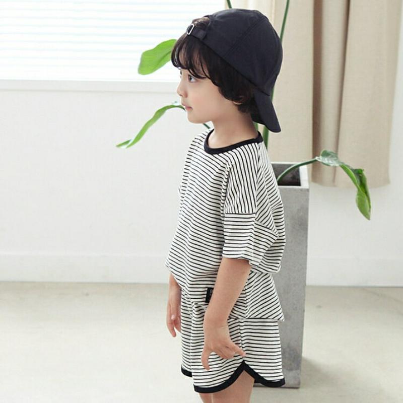 パッチボーダー上下SET・p002220 キッズ【3~8才】【set】【セットアップ トップス 半袖 ボーダー 柄 Tシャツ 短パン ショートパンツ パンツ ズボン ボトムス カジュアル ラフ 女の子 男の子 子供 こども 子供服 こども服】【KIDS】