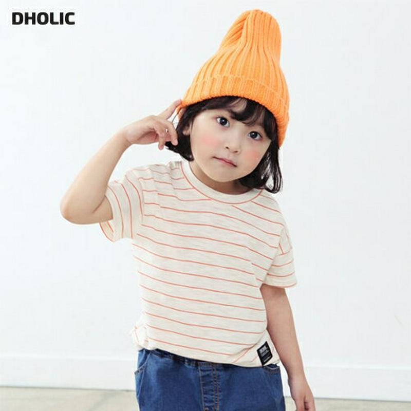 パッチボーダーTシャツ・p002221 キッズ【3~8才】【tops】【トップス Tシャツ ボーダー 柄 カジュアル ラフ 女の子 男の子 子供 こども 子供服 こども服】【KIDS】