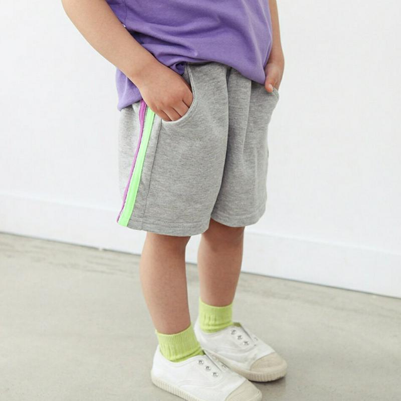 サイドカラーラインパンツ・p002225 キッズ【3~8才】【pt】【パンツ ズボン ボトムス 半ズボン ハーフパンツ ラインパンツ サイドライン ラフ カジュアル 女の子 透子の子 子供 こども 子供服 こども服】【KIDS】