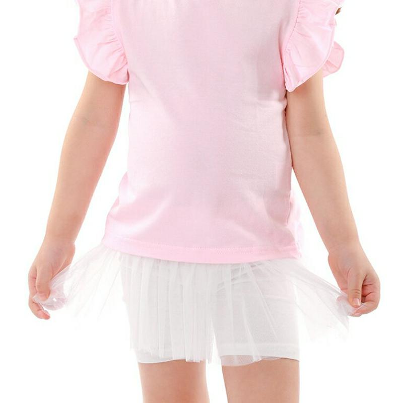 チュールミニスカートパンツ・p002109 キッズ【3~8才】【pt】【スカートパンツ パンツ ショートパンツ チュール チュールスカート ズボン 可愛い かわいい 女の子 子供 こども 子供服 こども服】【KIDS】