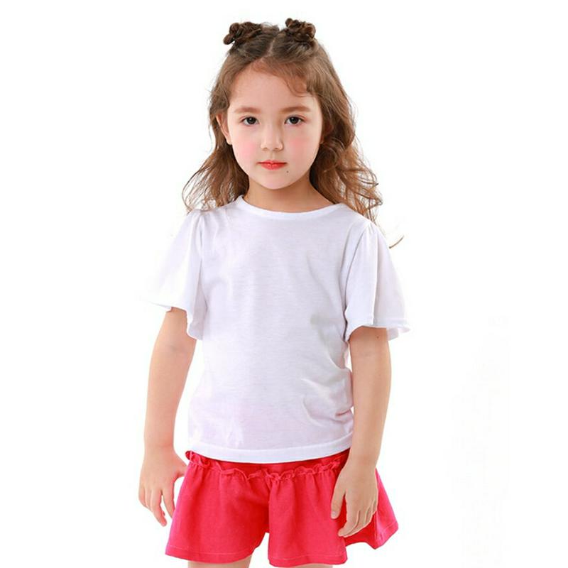 Tシャツ&フリルパンツSET・p002126 キッズ【3~8才】【set】【セット トップス Tシャツ フリル 短パン ショートパンツ パンツ ズボン 可愛い かわいい 女の子 子供 こども 子供服 こども服】【KIDS】