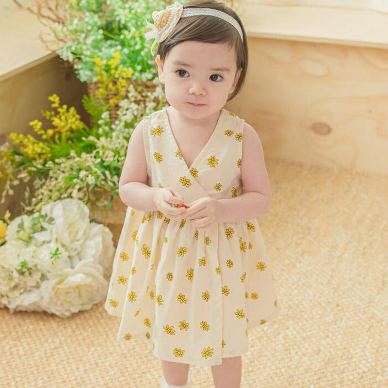 ノースリーブ花柄ワンピース p002086 キッズ 【0~2才】【ops】【韓国 ファッション ワンピース ラウンドネック ノースリーブ スリーブレス フレア パターン 花柄 子供 子供服 乳幼児 ベビー用 ベビー服 赤ちゃん 出産祝い プレゼント 春 夏】【KIDS】