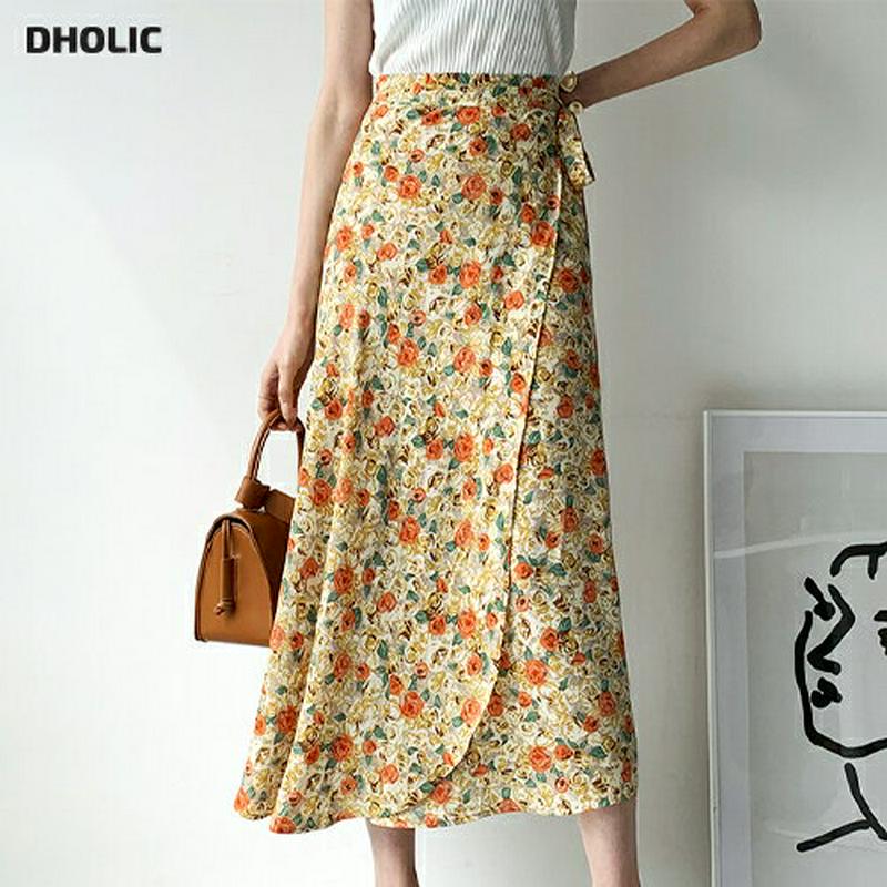 フローラルラップスカート・全3色・b59324 レディース 【sk】【スカート ロング ロングスカート　ラップスカート ラップデ