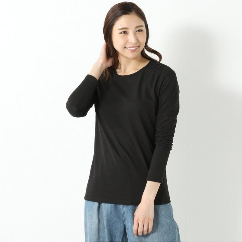 涼しく快適ドライカノコ長袖Ｔシャツ【無地・ボーダー】