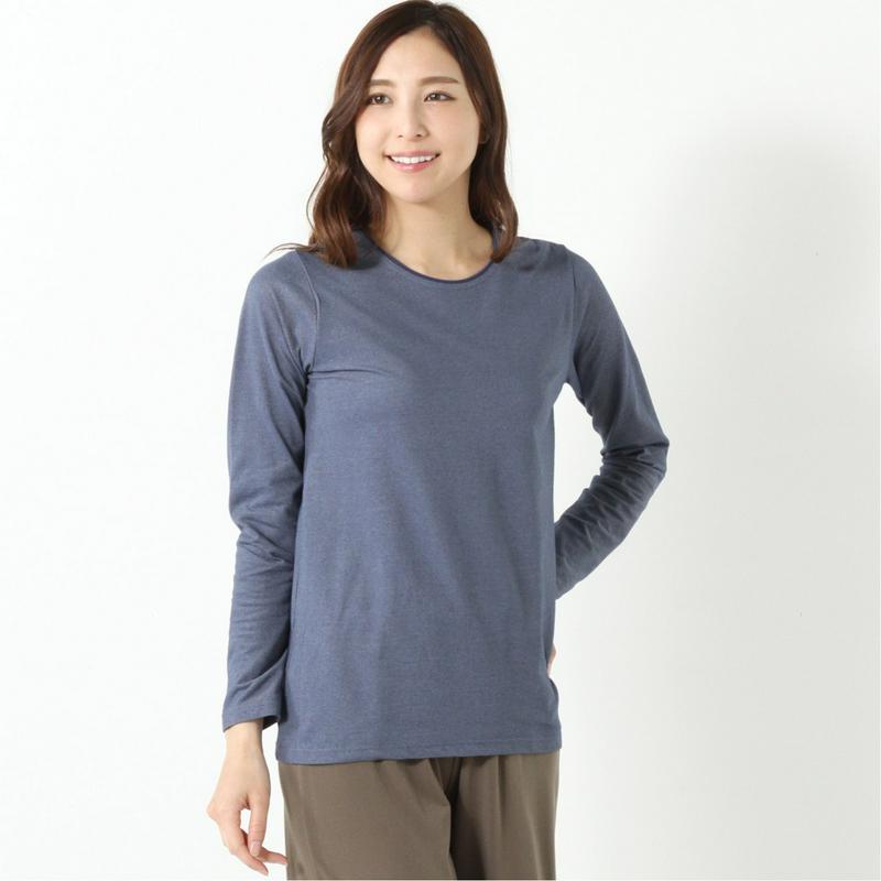 涼しく快適ドライカノコ長袖Ｔシャツ【無地・ボーダー】