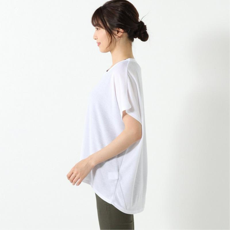 梨地ドルマンＴシャツ＋タンクトップ　アンサンブル