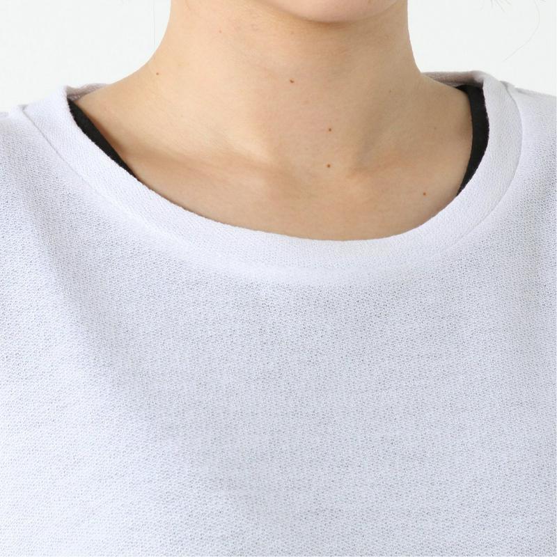 梨地ドルマンＴシャツ＋タンクトップ　アンサンブル