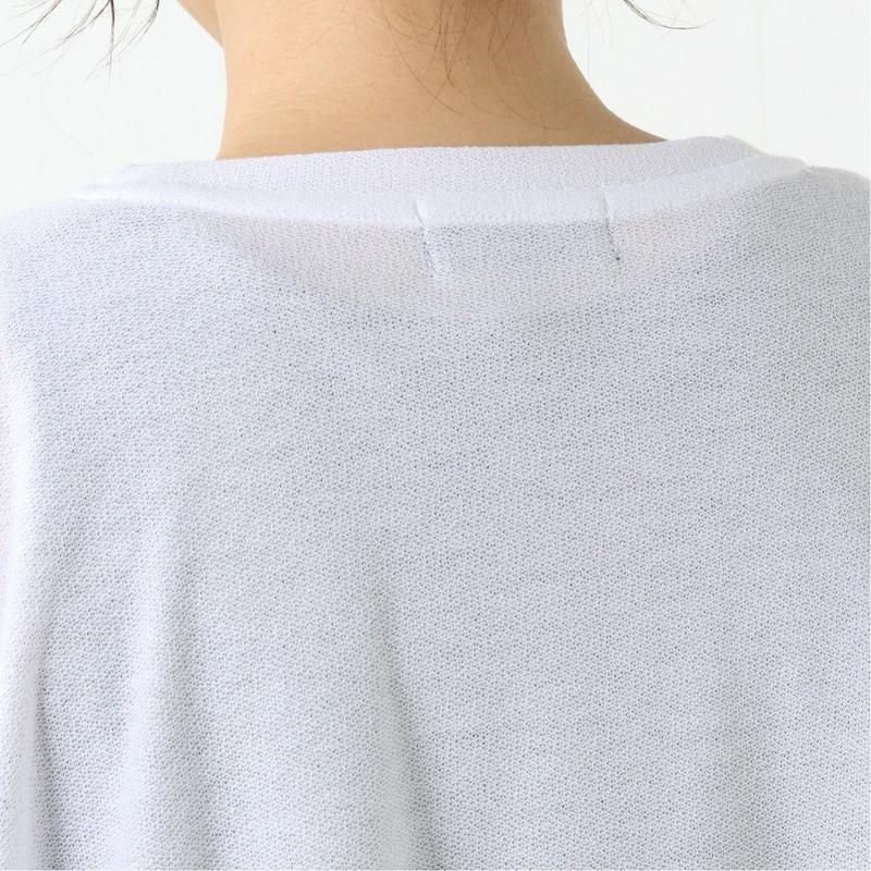 梨地ドルマンＴシャツ＋タンクトップ　アンサンブル