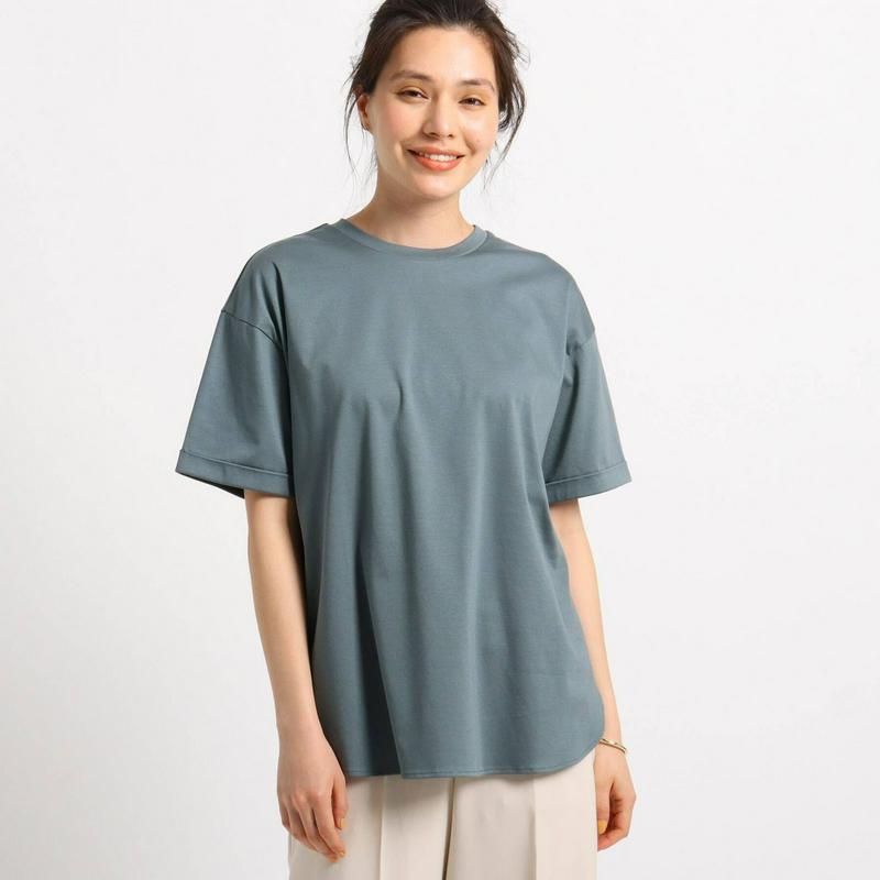 ［Ｌ］【ＷＥＢ限定／ハンドウォッシュ】ラウンドネックビッグＴシャツ
