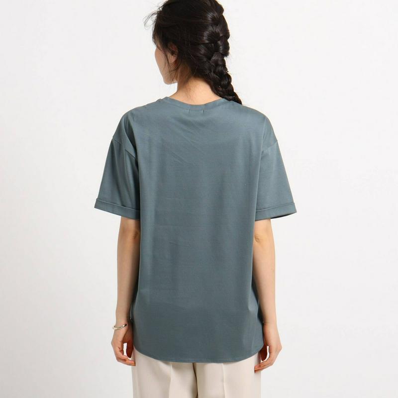 ［Ｌ］【ＷＥＢ限定／ハンドウォッシュ】ラウンドネックビッグＴシャツ