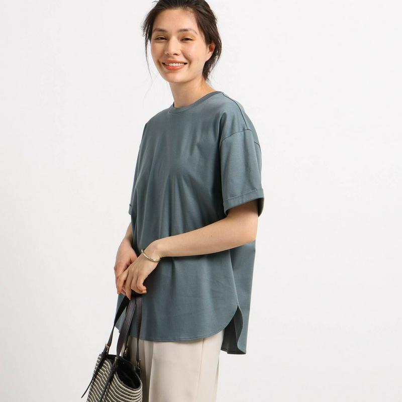 ［Ｌ］【ＷＥＢ限定／ハンドウォッシュ】ラウンドネックビッグＴシャツ