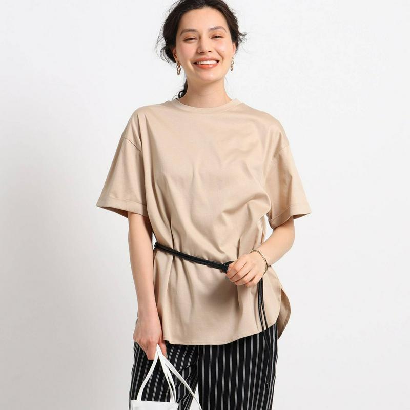 ［Ｌ］【ＷＥＢ限定／ハンドウォッシュ】ラウンドネックビッグＴシャツ