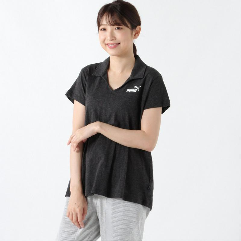 レディース　ＥＳＳ＋　オープンポロシャツ（プーマ/PUMA）