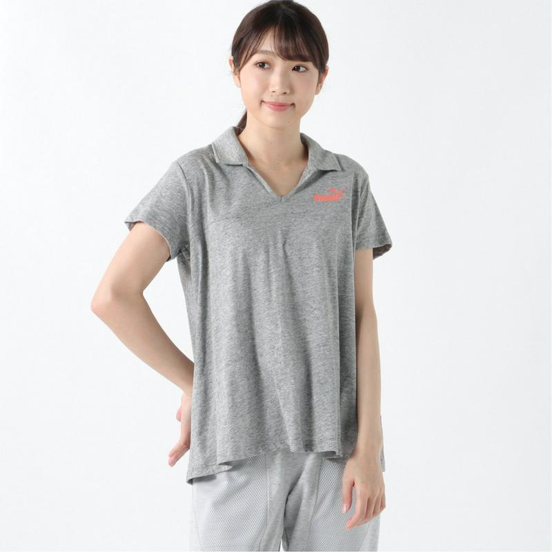 レディース　ＥＳＳ＋　オープンポロシャツ（プーマ/PUMA）