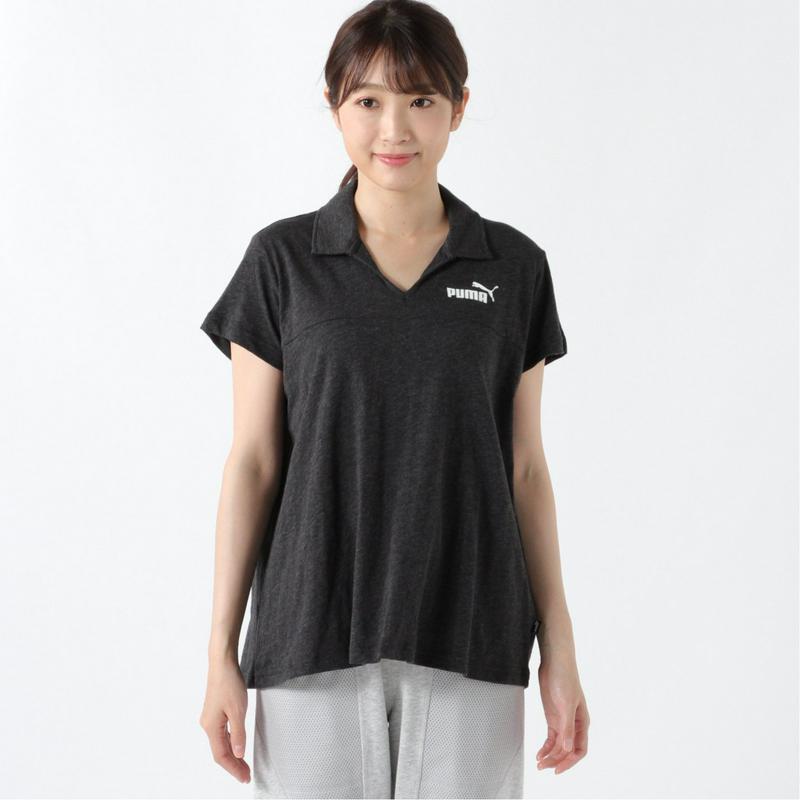 レディース　ＥＳＳ＋　オープンポロシャツ（プーマ/PUMA）