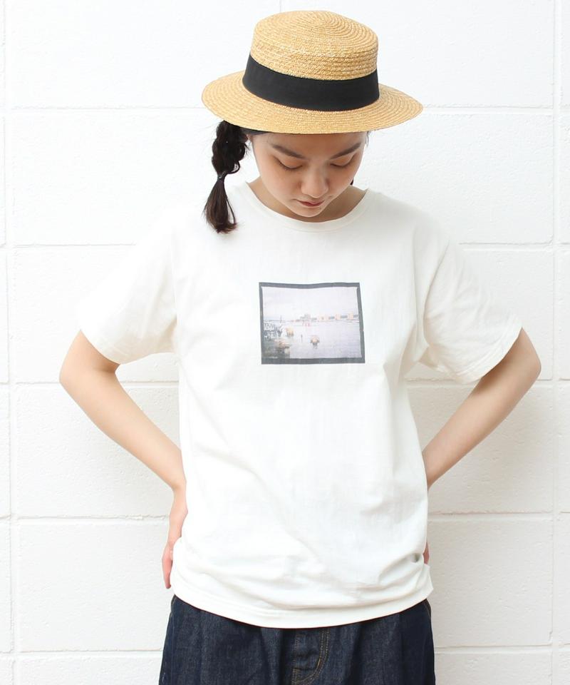 mat フォトプリントTシャツ＊aeroport（mat quotidien）