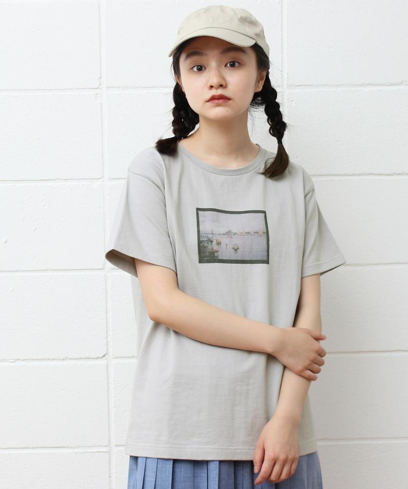 mat フォトプリントTシャツ＊aeroport（mat quotidien）