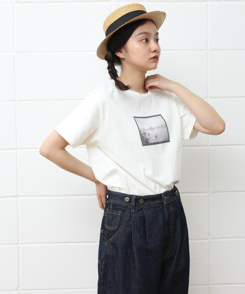 mat フォトプリントTシャツ＊aeroport（mat quotidien）