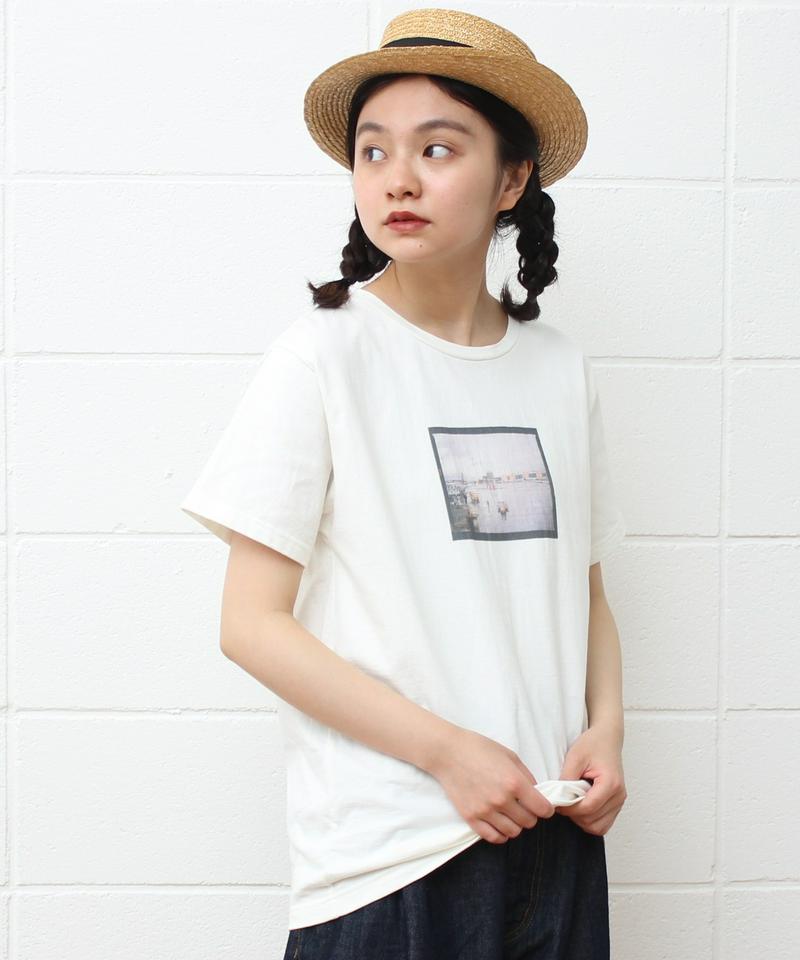 mat フォトプリントTシャツ＊aeroport（mat quotidien）