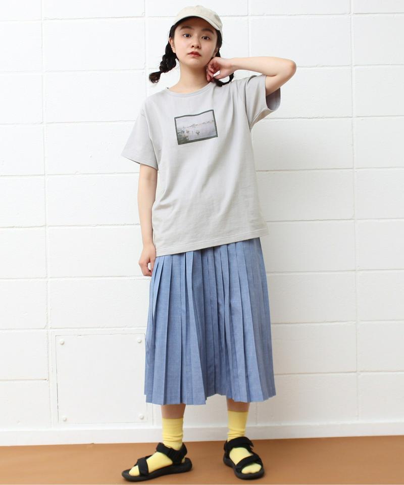 mat フォトプリントTシャツ＊aeroport（mat quotidien）