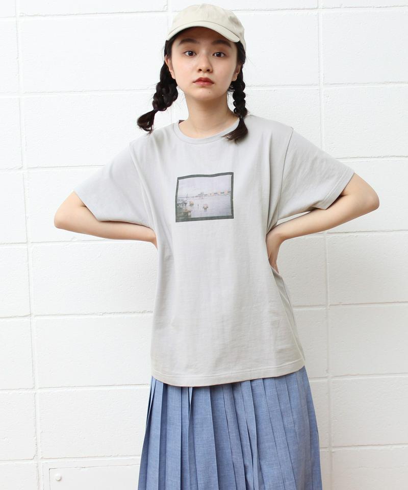 mat フォトプリントTシャツ＊aeroport（mat quotidien）
