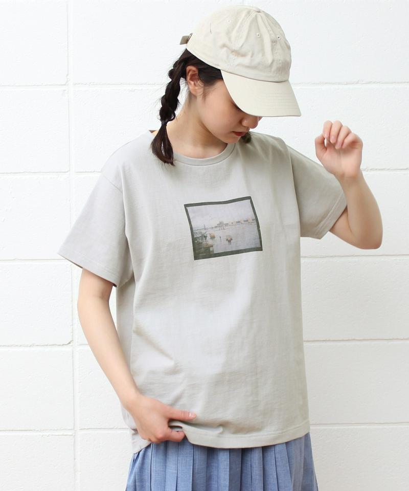 mat フォトプリントTシャツ＊aeroport（mat quotidien）