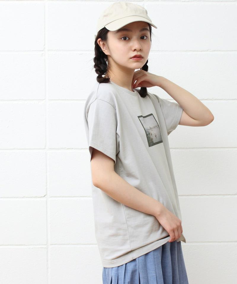 mat フォトプリントTシャツ＊aeroport（mat quotidien）