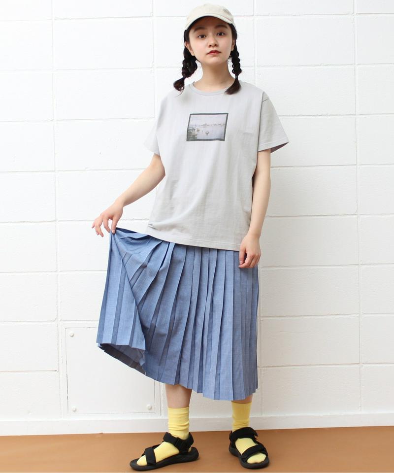 mat フォトプリントTシャツ＊aeroport（mat quotidien）