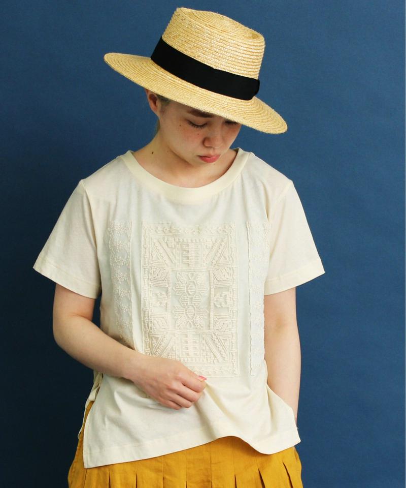 〇eiπe レースモチーフ　Tシャツ