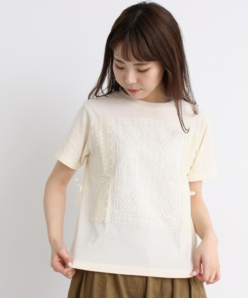 〇eiπe レースモチーフ　Tシャツ