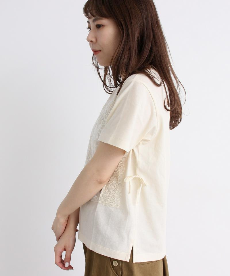 〇eiπe レースモチーフ　Tシャツ