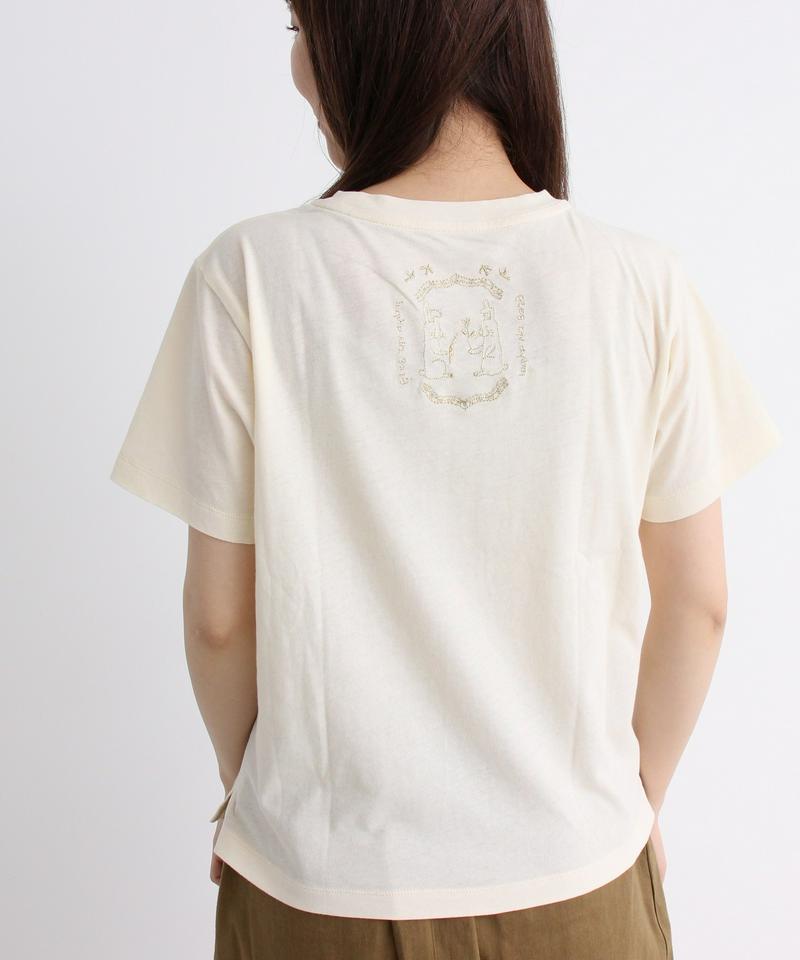 〇eiπe レースモチーフ　Tシャツ