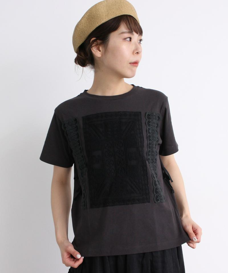〇eiπe レースモチーフ　Tシャツ