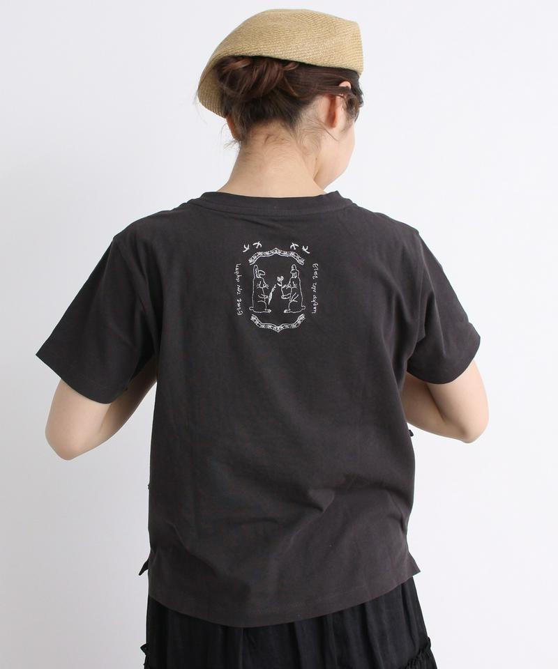 〇eiπe レースモチーフ　Tシャツ