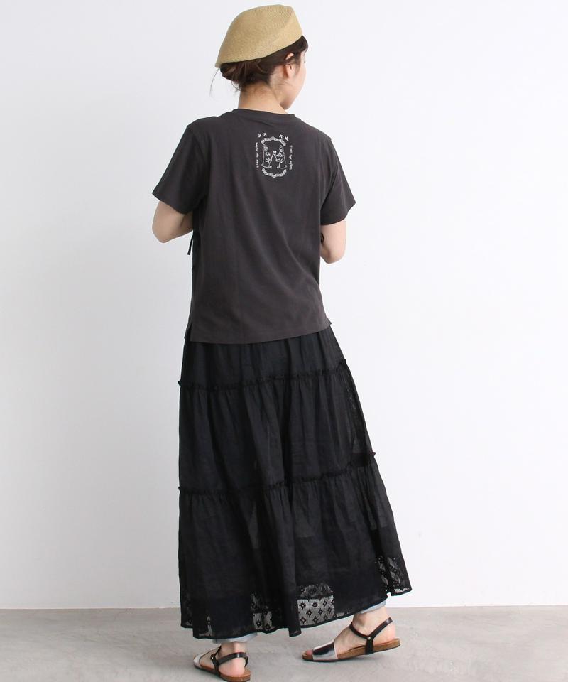 〇eiπe レースモチーフ　Tシャツ