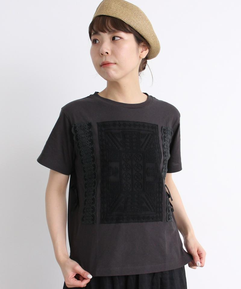 〇eiπe レースモチーフ　Tシャツ