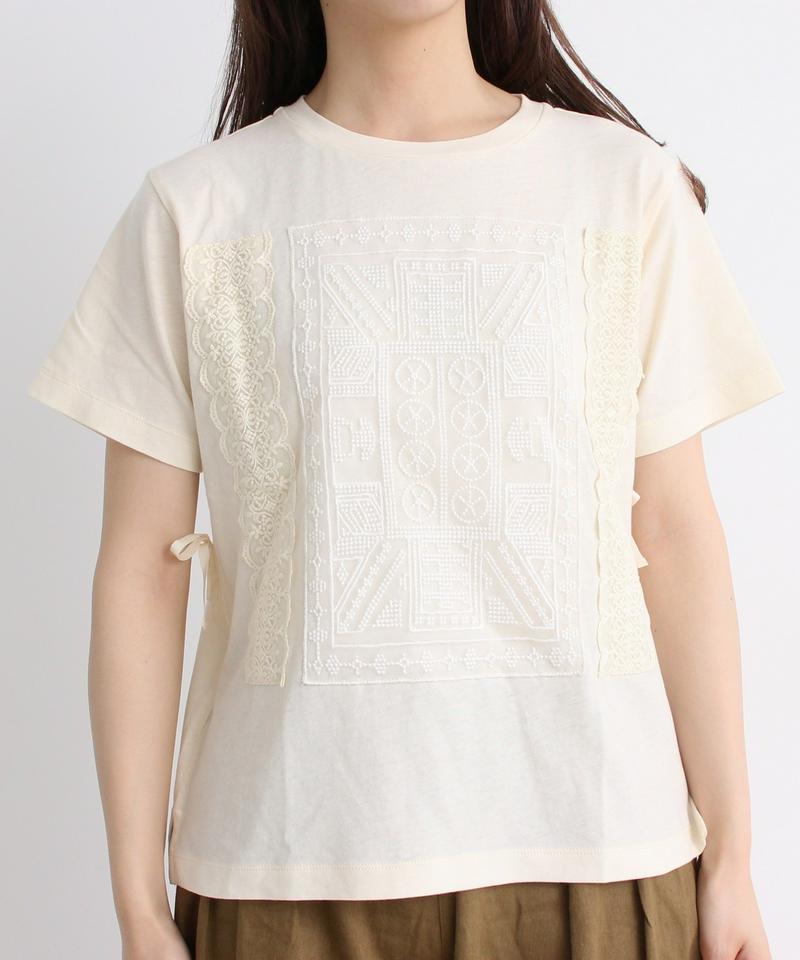 〇eiπe レースモチーフ　Tシャツ