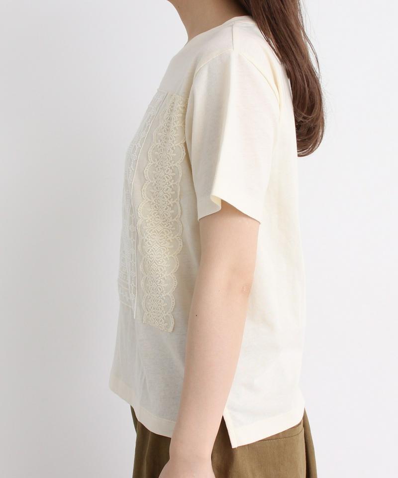 〇eiπe レースモチーフ　Tシャツ