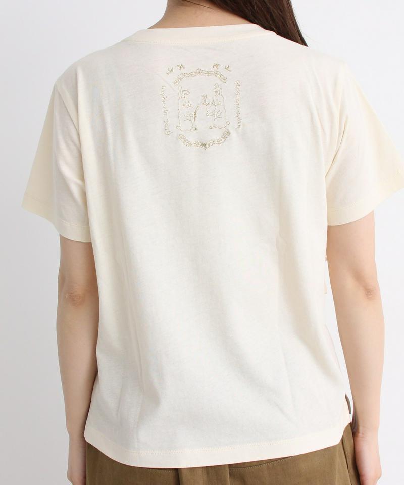 〇eiπe レースモチーフ　Tシャツ