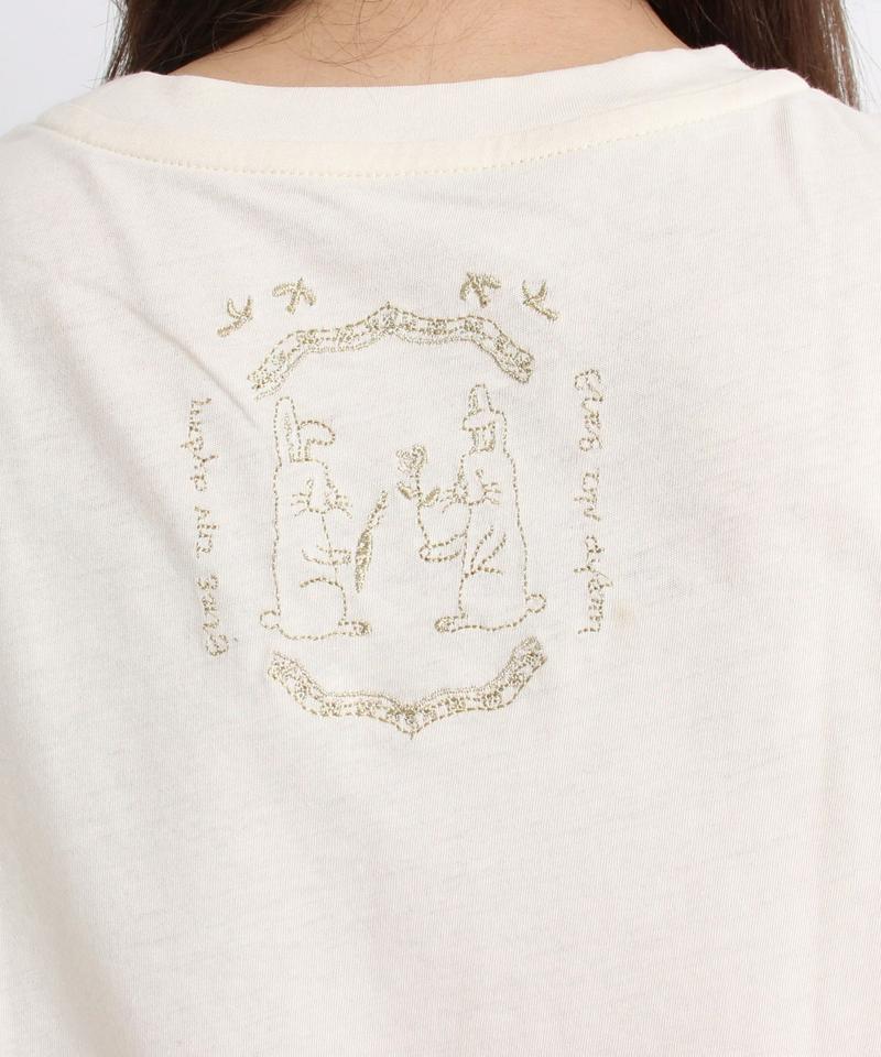 〇eiπe レースモチーフ　Tシャツ