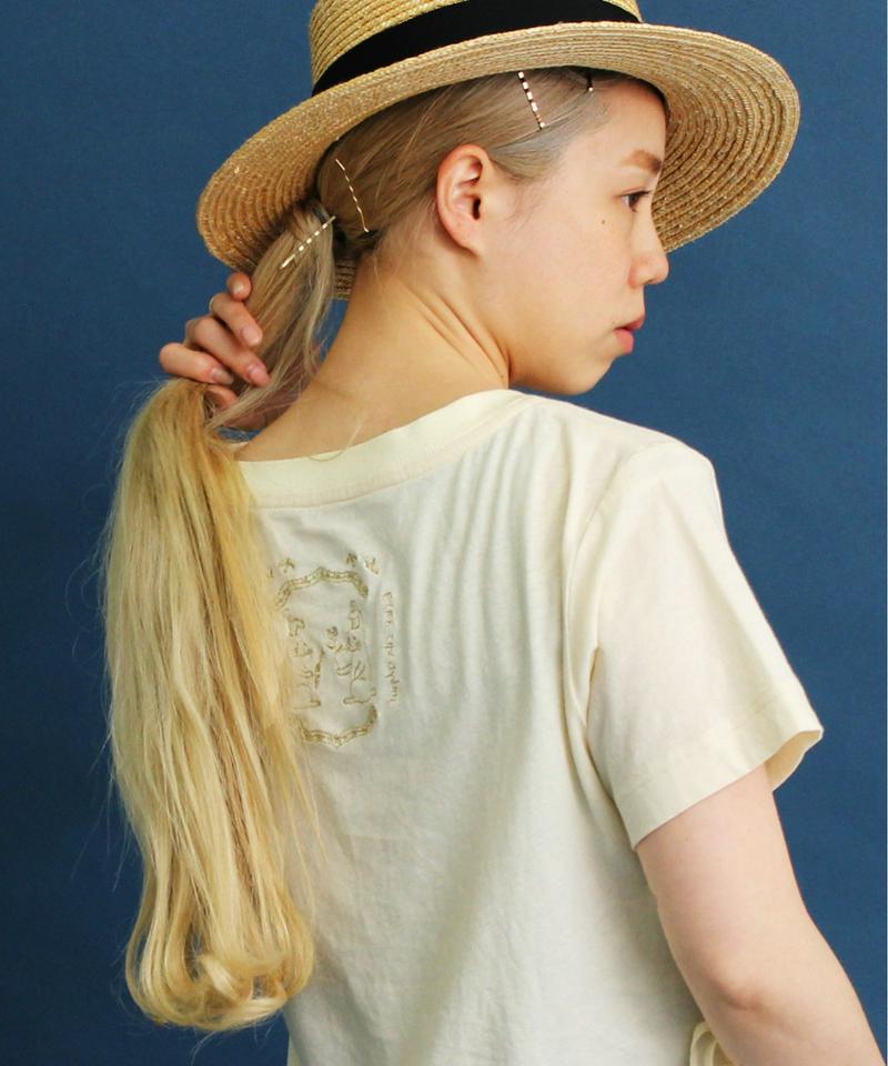 〇eiπe レースモチーフ　Tシャツ