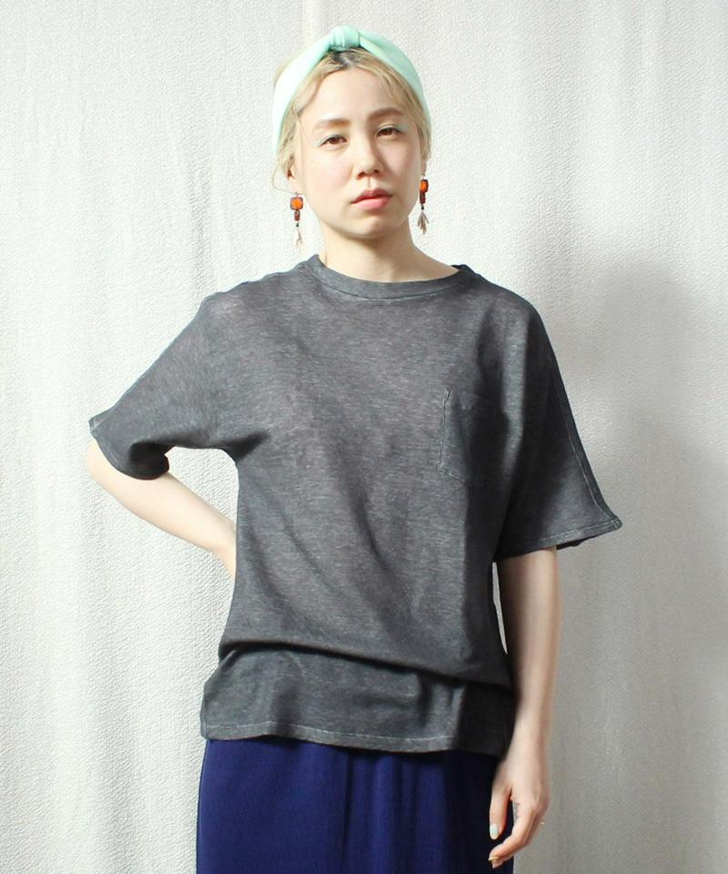 ○接結製品洗いポケットTシャツ（caph troupe）