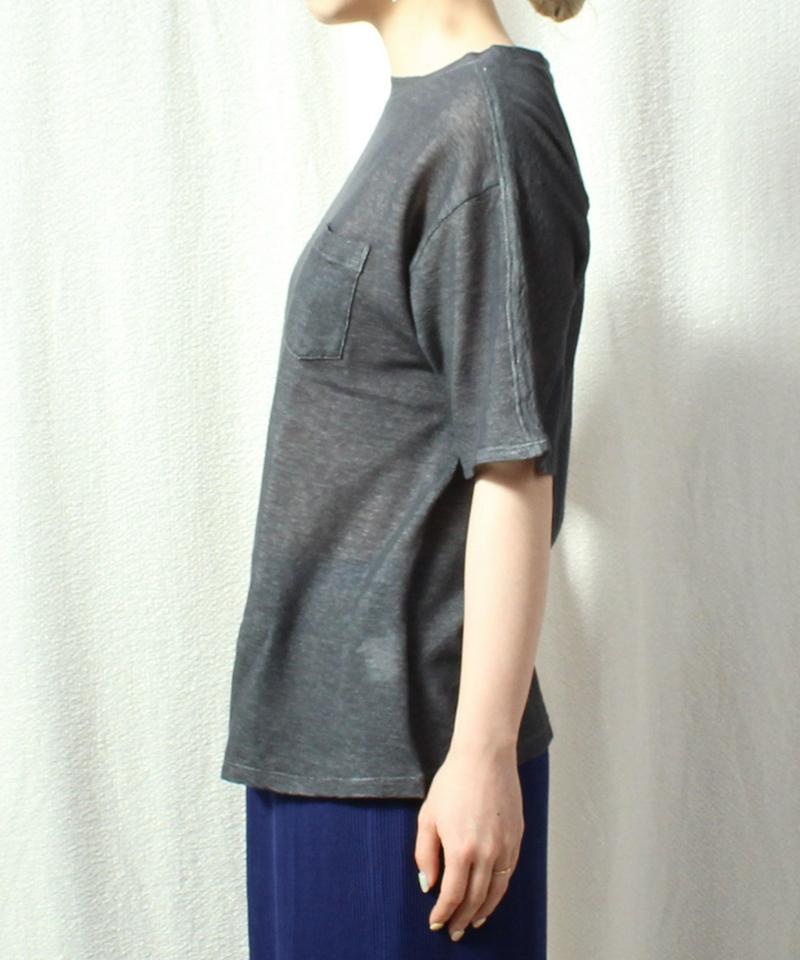 ○接結製品洗いポケットTシャツ（caph troupe）