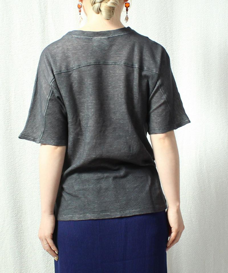 ○接結製品洗いポケットTシャツ（caph troupe）