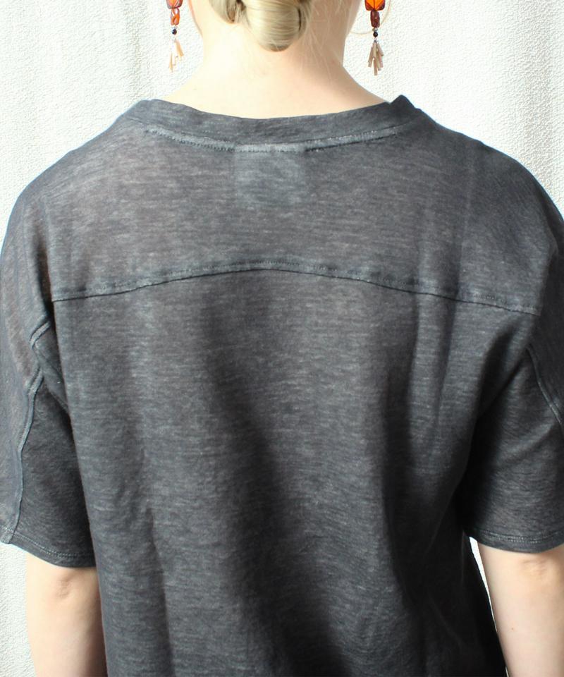 ○接結製品洗いポケットTシャツ（caph troupe）