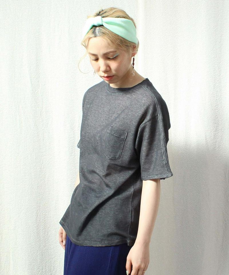○接結製品洗いポケットTシャツ（caph troupe）