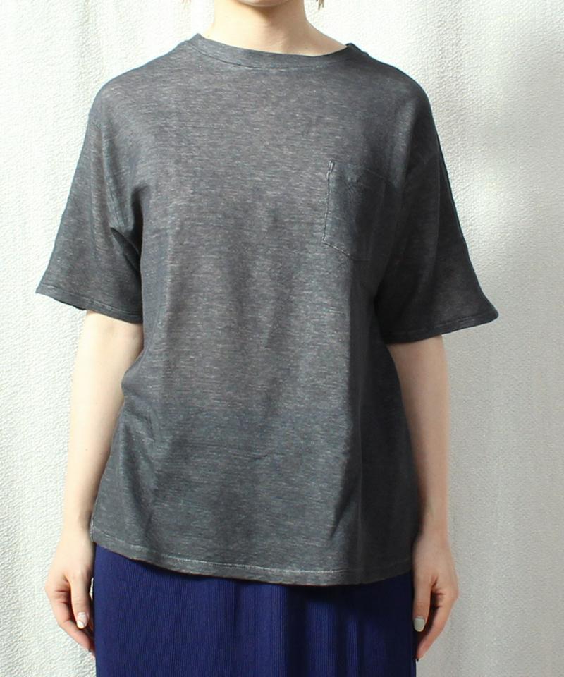 ○接結製品洗いポケットTシャツ（caph troupe）