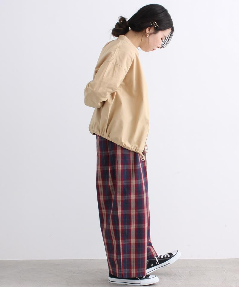 mat　オックス製品染め スタンドネック　ドロストシャツ（mat quotidien）