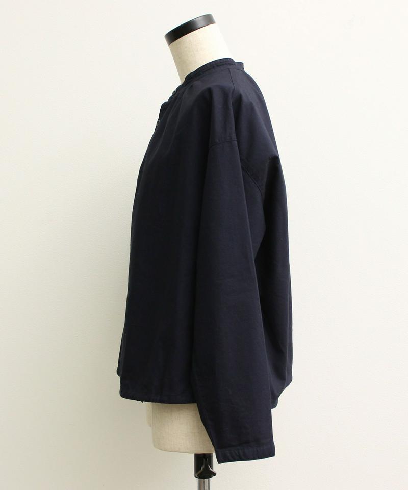 mat　オックス製品染め スタンドネック　ドロストシャツ（mat quotidien）