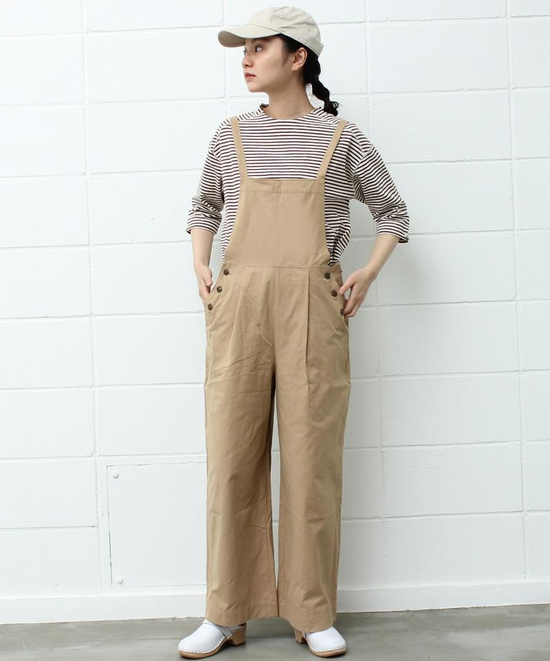 mat　C/N後ろリボンサロペットパンツ（mat quotidien）